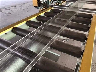 울트라 흰색 유선 U 프로파일 유리