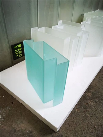 내부 U 프로파일 유리 벽